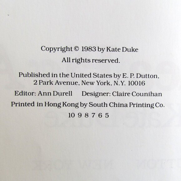 THE GUINEA PIG ABC BOOK by KATE DUKE, HC HB KIDS' BIG LEARNING & SILLY FUN, EUC - Picture 9 of 9